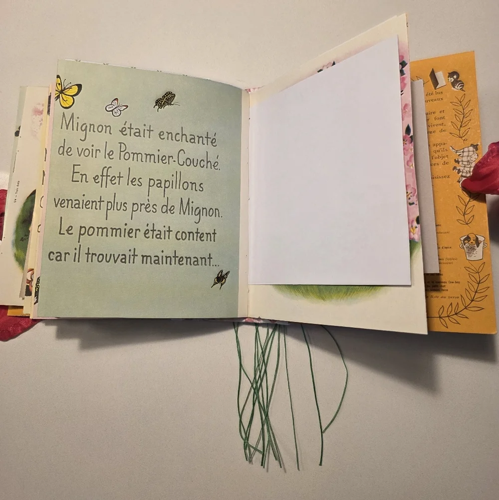 Trois Amis Little Golden Book Handmade Decorated Junk Journal
